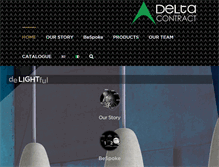 Tablet Screenshot of deltacontract.com